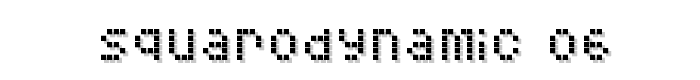 Squarodynamic 06 font